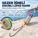 Gezer İğneli Zincirli Lüfer Takımı, Hazır Olta Takımları, Gazi Fishing