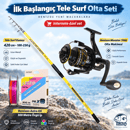 İlk Başlangıç Surf Casting Olta Seti ( 4-20 Teleskopik ), Surf Casting Olta Setleri, Gazi Fishing