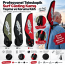 Profesyonel Teleskopik Surf Casting Kamış Taşıma ve Koruma Kılıfı, Çantalar & Kutular, Gazi Fishing