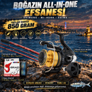 Ultra Hafif Profesyonel 3 Parça Boğaz Seti: Sadece 850g, Surf Casting Olta Setleri, Gazi Fishing