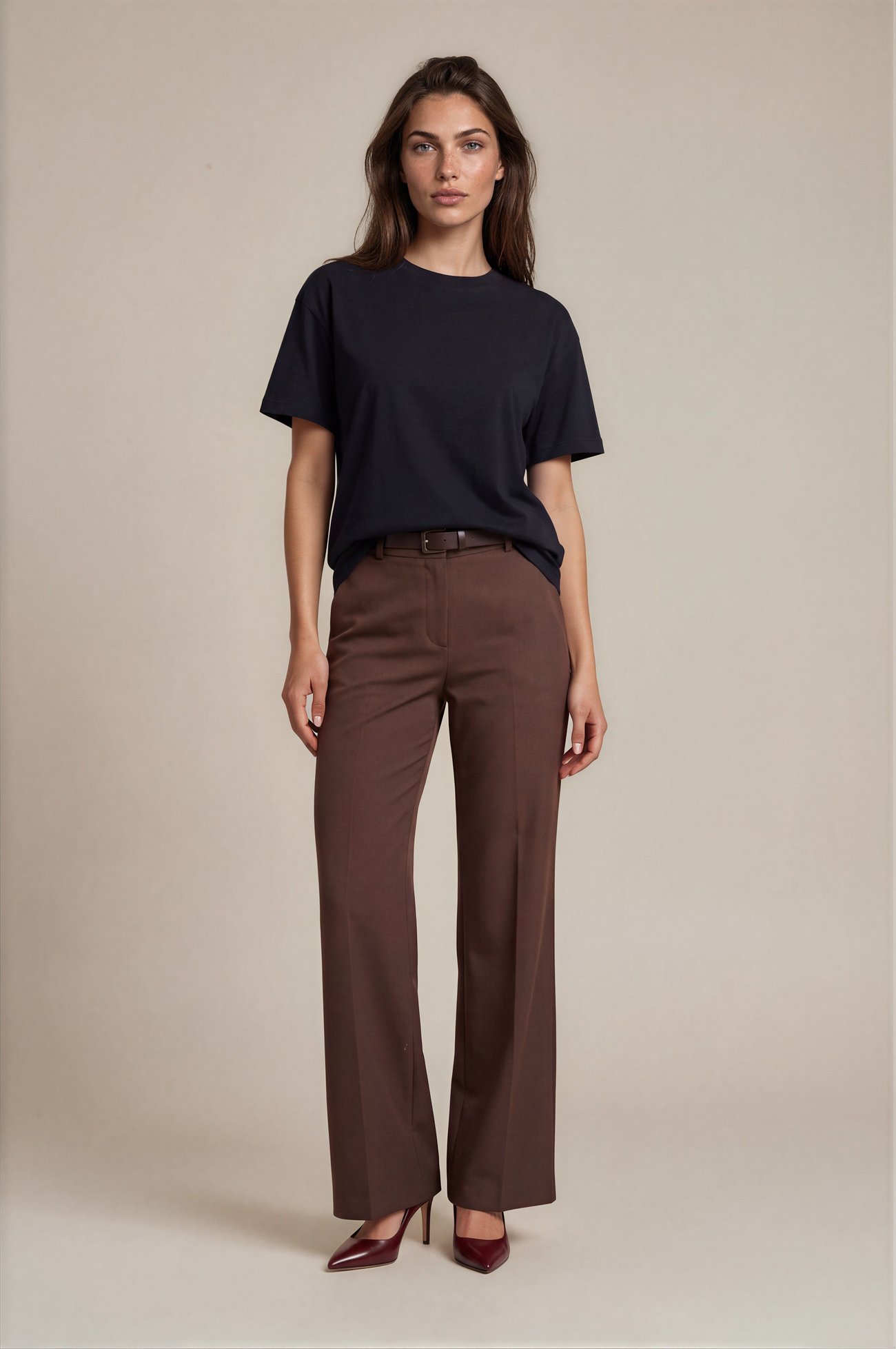 Bisiklet Yaka Kısa Kol Oversize Basic SİYAH