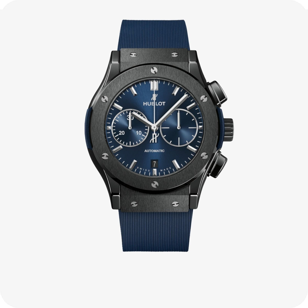 Hublot Classic Fusion Ceramic Blue Chronograph