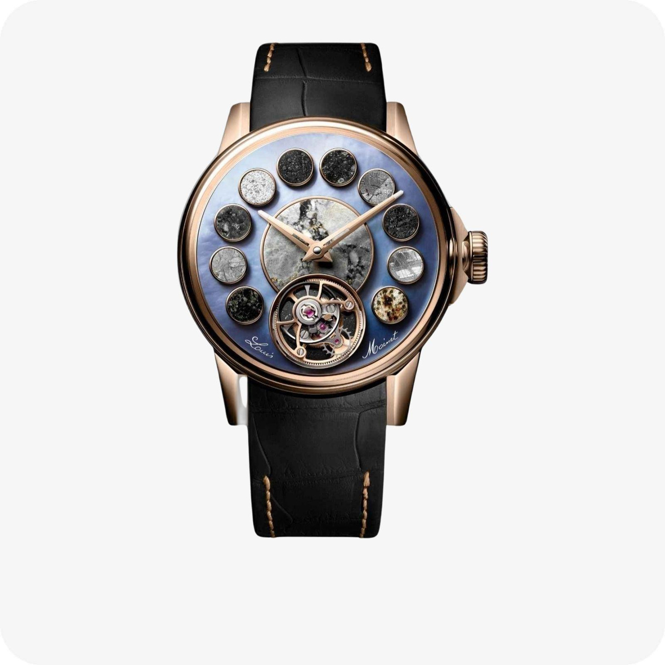 Louis Moinet 3 watches Cosmopolis