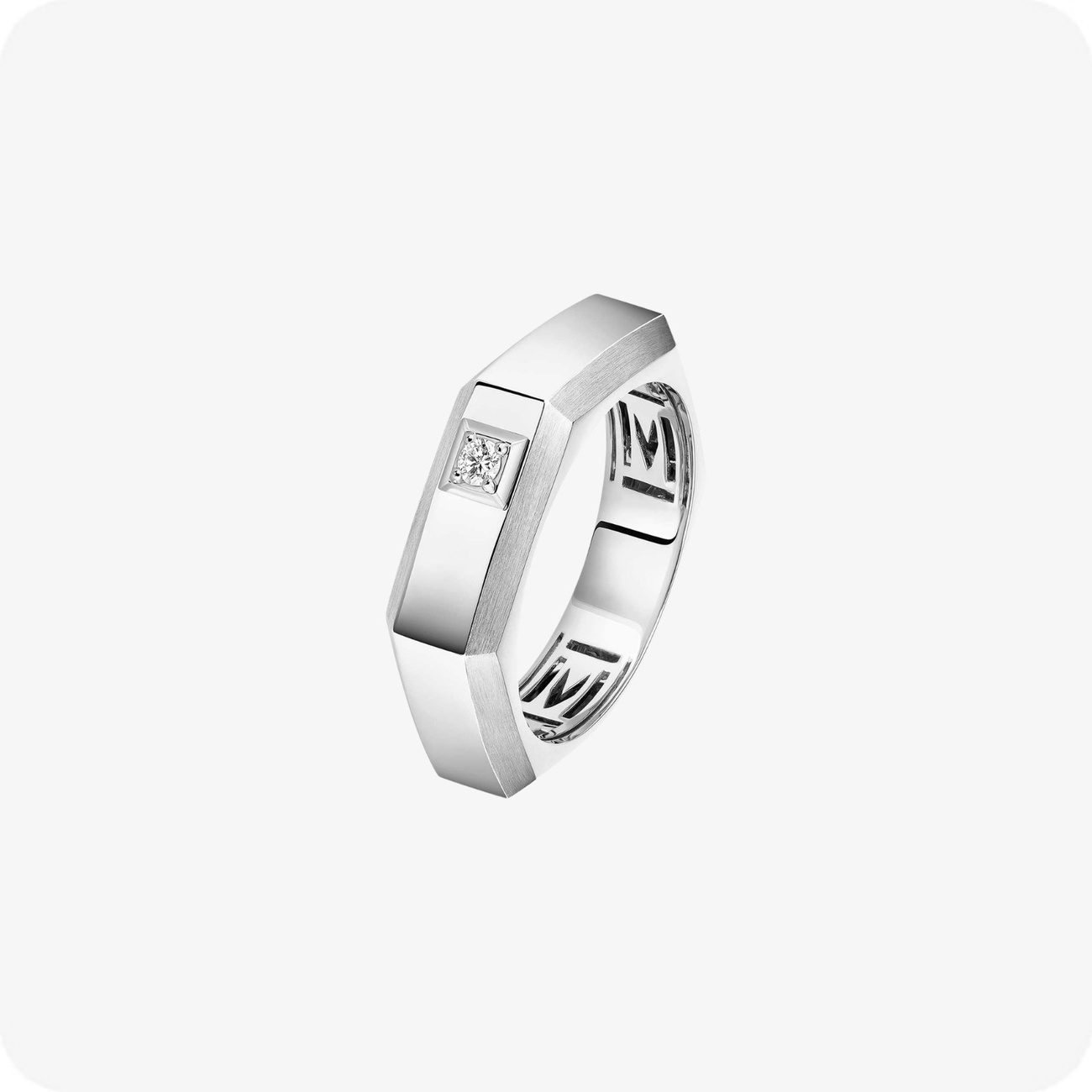 Messika MODERNISTE GOLD AND DIAMOND RING
