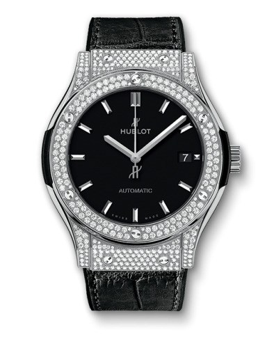 Hublot Classic Fusion Titanium Pavé