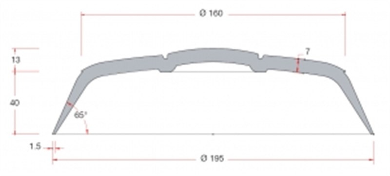 Bravo 615 Şişme bot tüp bitiş konisi