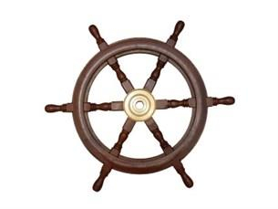 Ahşap dümen simidi