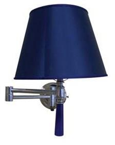 Aplik Kromaj gövde/Lacivert abajur 12/24V