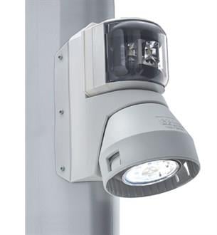 Aqua Signal 41 Kombine Pruva Feneri Güverte Aydınlatma 12/24V Siyah Gövde