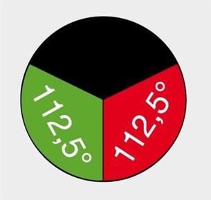 Aqua Signal 43 Serisi Bicolor İskele Sancak Ledli Siyah 12/24V