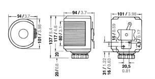 Aqua Signal 50 Serisi Pupa Seyir Feneri 12V