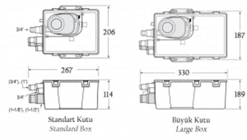 Attwood duş boşaltma sistemi