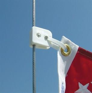 Bayrak bağlama klipsi