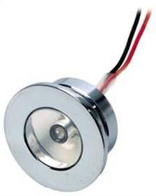 Beyaz Ledli Merdiven Lambası 12V Kromaj Ø mm:31