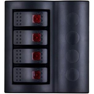 Bfy 4'lü Switch Panel, Işıklı ve Otomatik Sigortalı