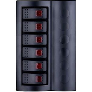 Bfy 6'lı Switch Panel, Işıklı ve Otomatik Sigortalı