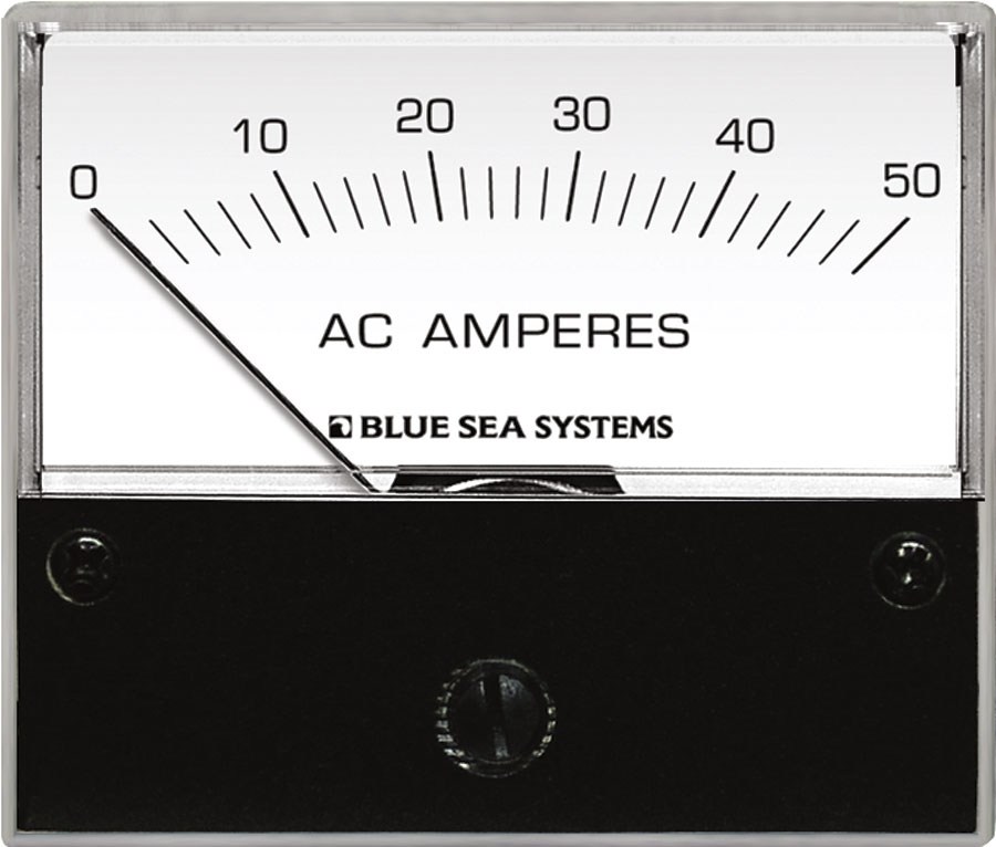Blue Sea Systems AC Analog Ampermetre 0-50A