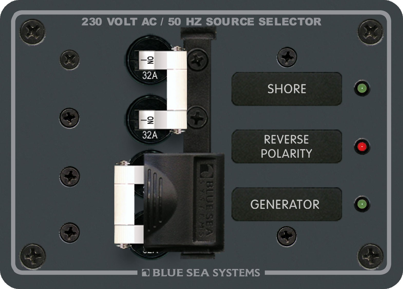 Blue Sea Systems AC Kaynak Seçme Paneli 230V AC 8161