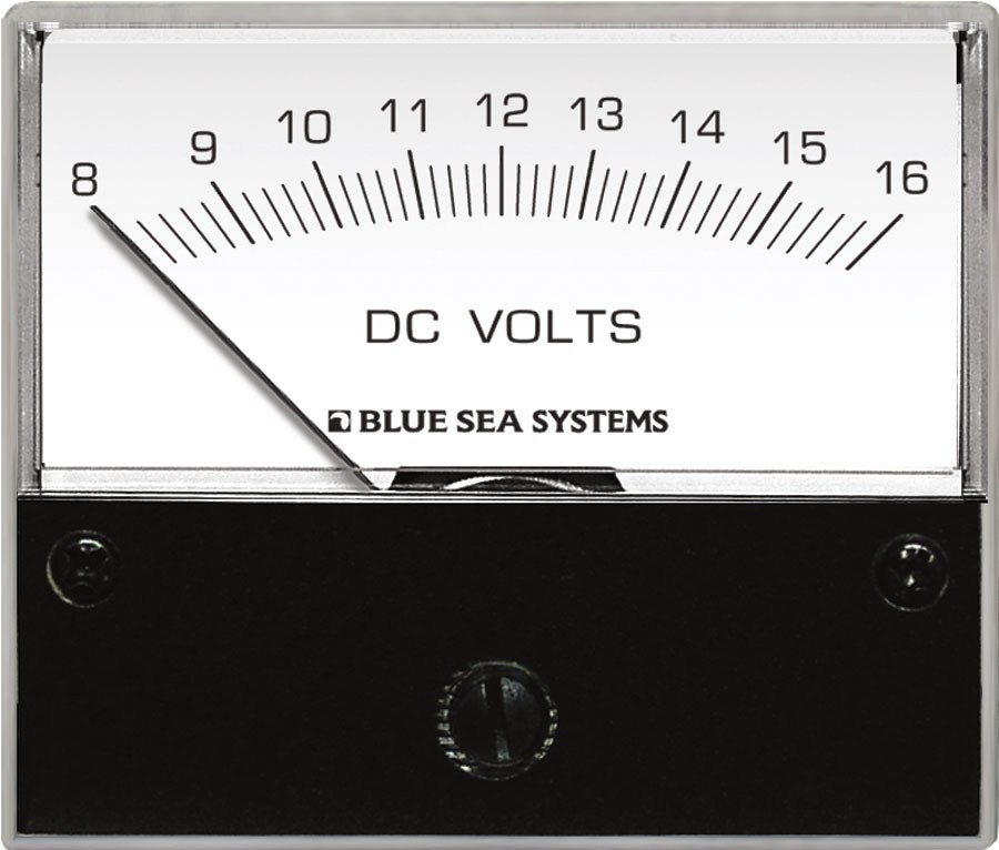 Blue Sea Systems Analog Voltmetre 8-16V DC
