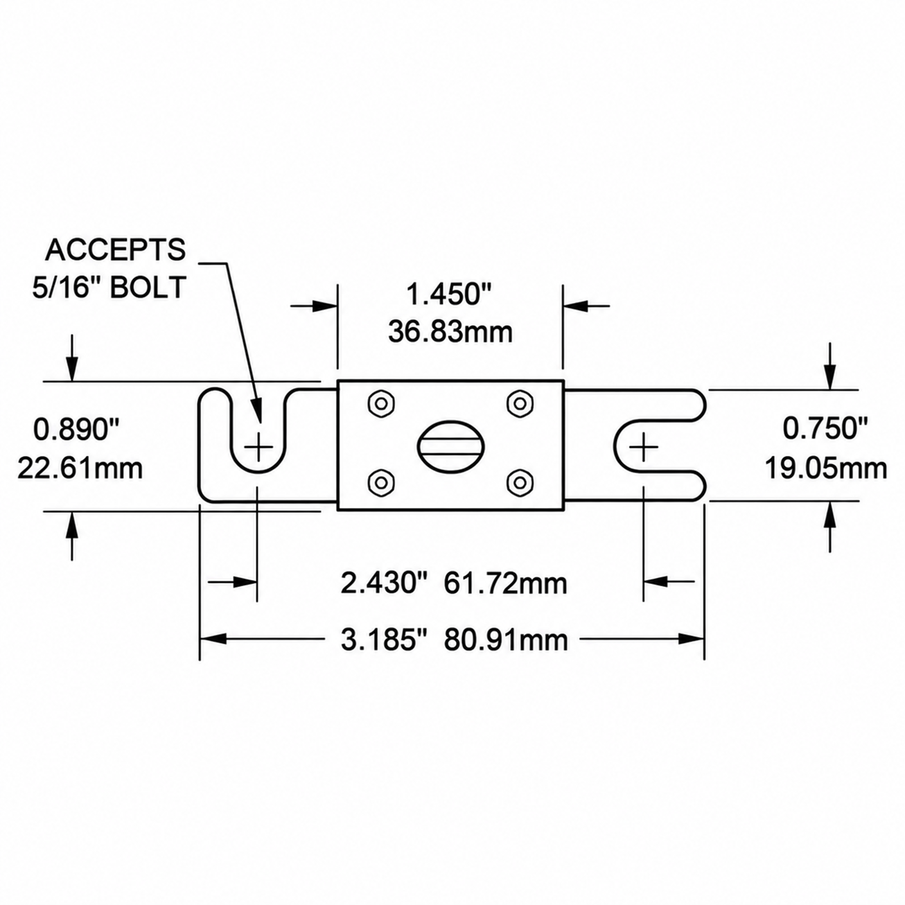 Blue Sea Systems ANL Sigorta 300A