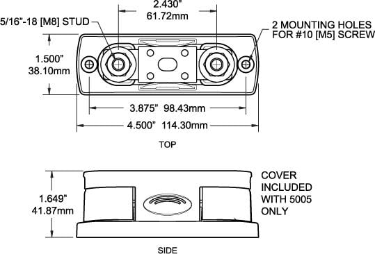 Blue Sea Systems ANL Sigorta Bloğu 35-300A 5005