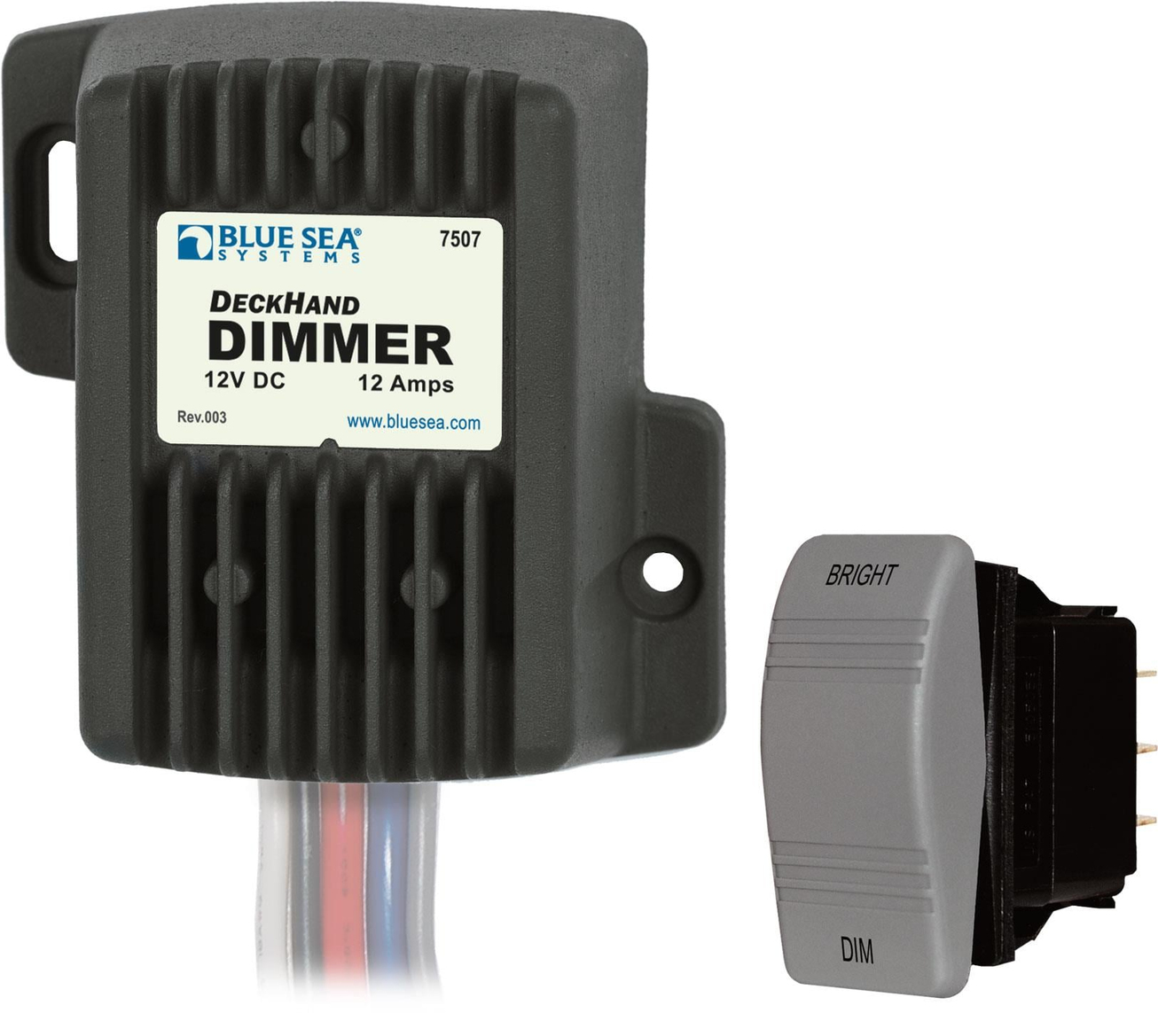 Blue Sea Systems Deckhand Dimmer 12V DC 12A 7507
