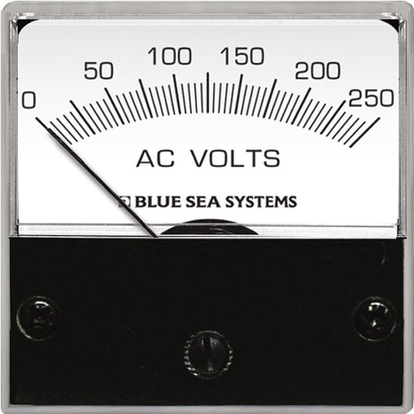 Blue Sea Systems Mikro AC Analog Voltmetre 0-250V AC