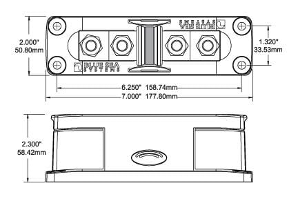 Blue Sea Systems T Sınıfı Sigorta Bloğu 5502