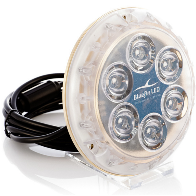 Bluefin Led Piranha P12 Su Altı Lambası 7250 Lümen Mavi Beyaz 12/24V
