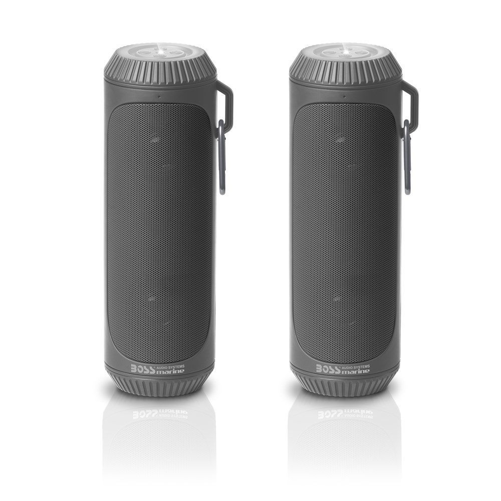 BOSS Audio BOLT Taşınabilir Bluetooth Hoparlör Gri Çiftli