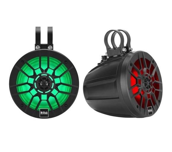 BOSS Audio Systems B40RGB Renkli Bluetooth lu Amfi li Waketower Marin Hoparlör