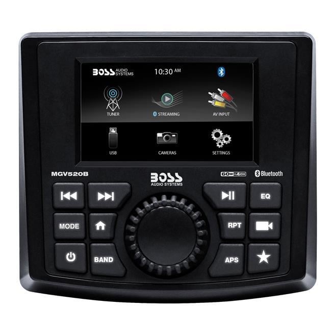 BOSS Audio Systems MGV520B  USB, AUX Girişli Bluetoothlu Marin Teyp