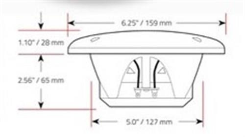 BOSS Audio Systems MRGB65B Marin Hoparlör 165mm