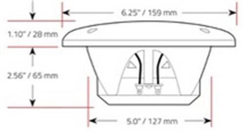 BOSS Audio Sytems MRGB65 Marin Hoparlör 165mm