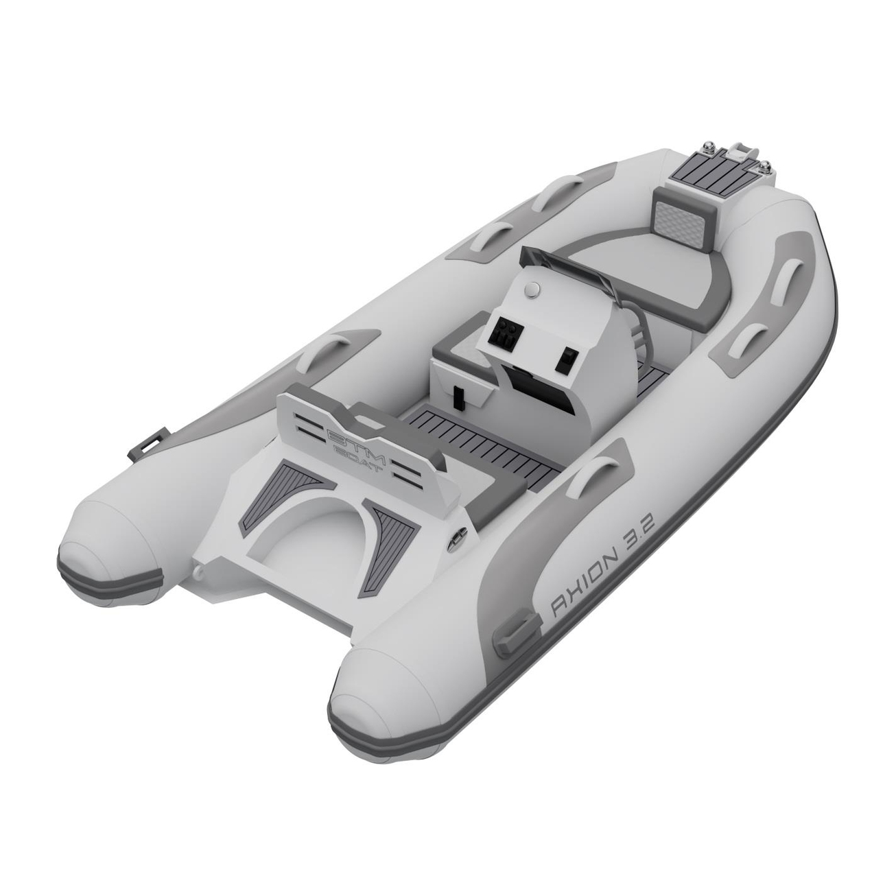 BTM Boat AXION 3.2 Alüminyum Sabit Tabanlı Konsollu Şişme Bot - Beyaz