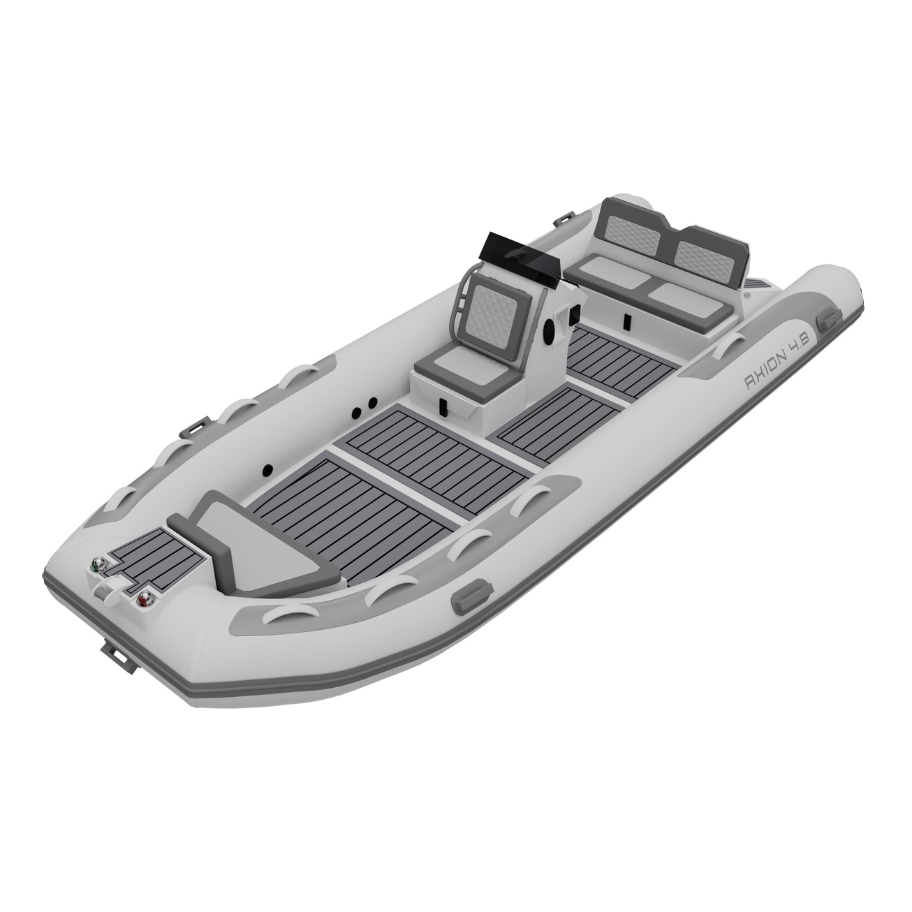 BTM Boat AXION 4.8 Alüminyum Sabit Tabanlı Konsollu Şişme Bot - Beyaz