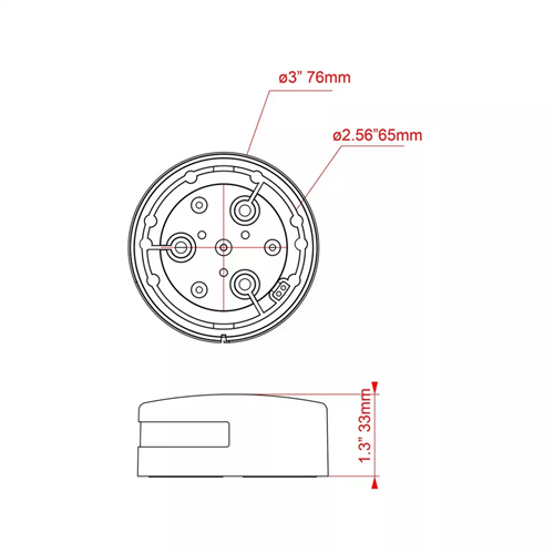 Burun İskele Sancak Feneri Krom 12V Led