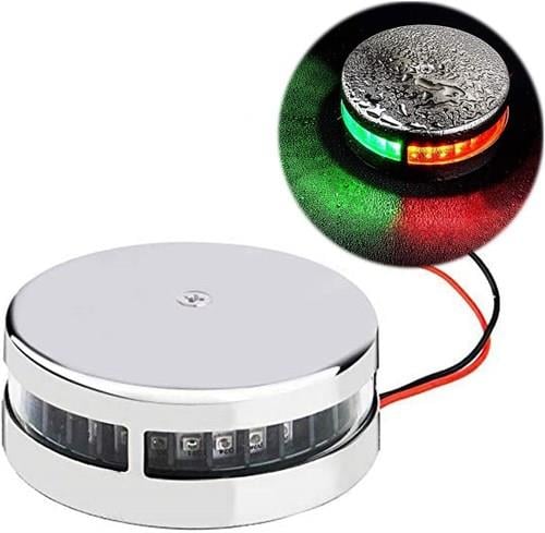 Burun İskele Sancak Feneri Krom 12V Led