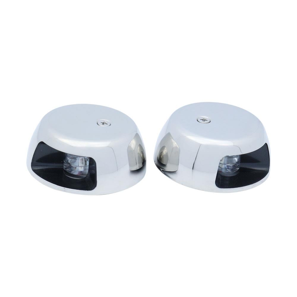 Burun İskele Sancak Feneri Krom Takım 12V Led