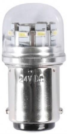 Cam Kapaklı Ledli Ampul BA15D 12/24V DC 1,5W