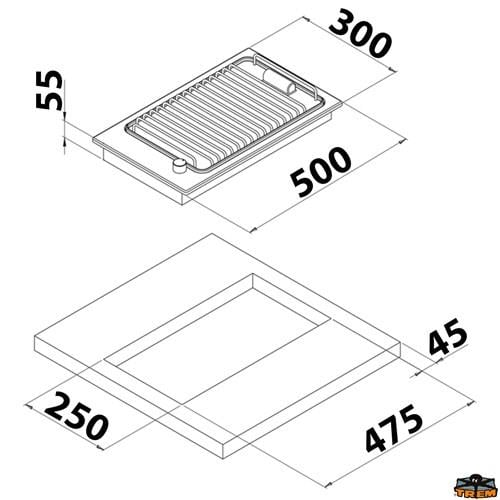 CAN PB1327 Elektrikli Barbekü