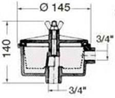 Deniz Suyu Filtresi 150 lt/dak Çap 19mm