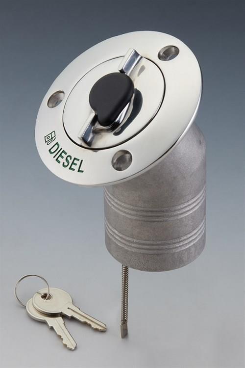 Dolum Ağzı Paslanmaz Çelik, 38mm, 30°açılı, mazot