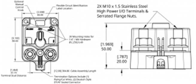 EGIS XD Serisi Uzaktan Kumandalı Akü şalteri