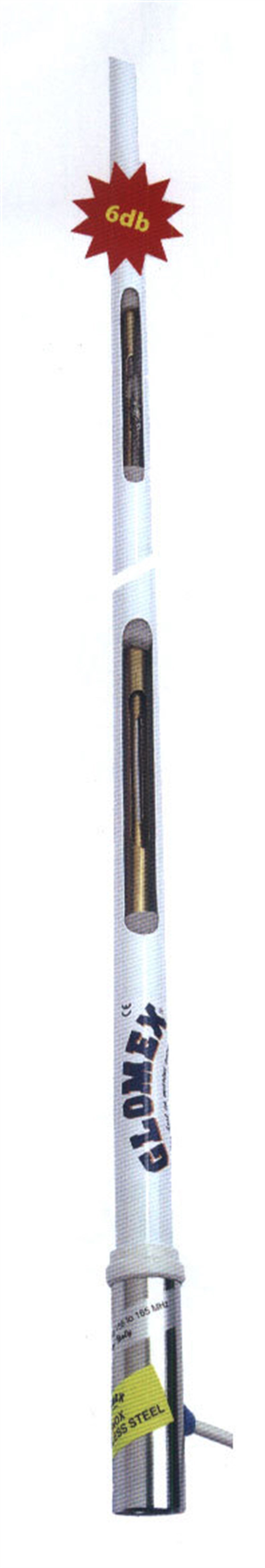 Glomex RA 1225 Fiber Glas VHF Telsiz Anteni / 2,4 Mt