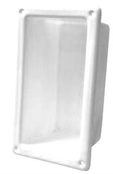 Gömme Eşya Yuvası, Beyaz ABS