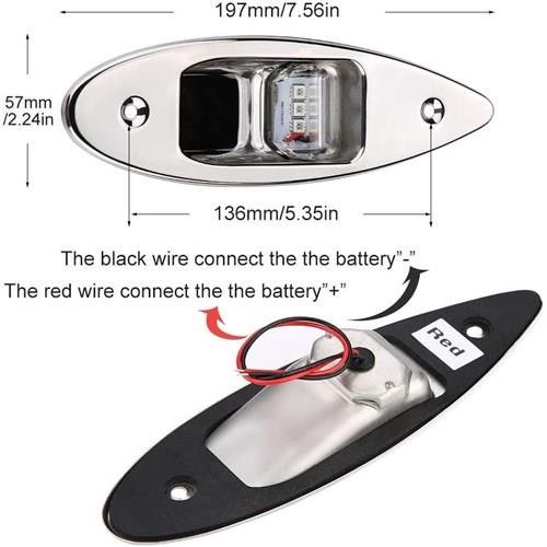 Gömme iskele Sancak Lambası Ledli