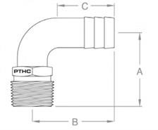 Groco bronz hortum rakoru