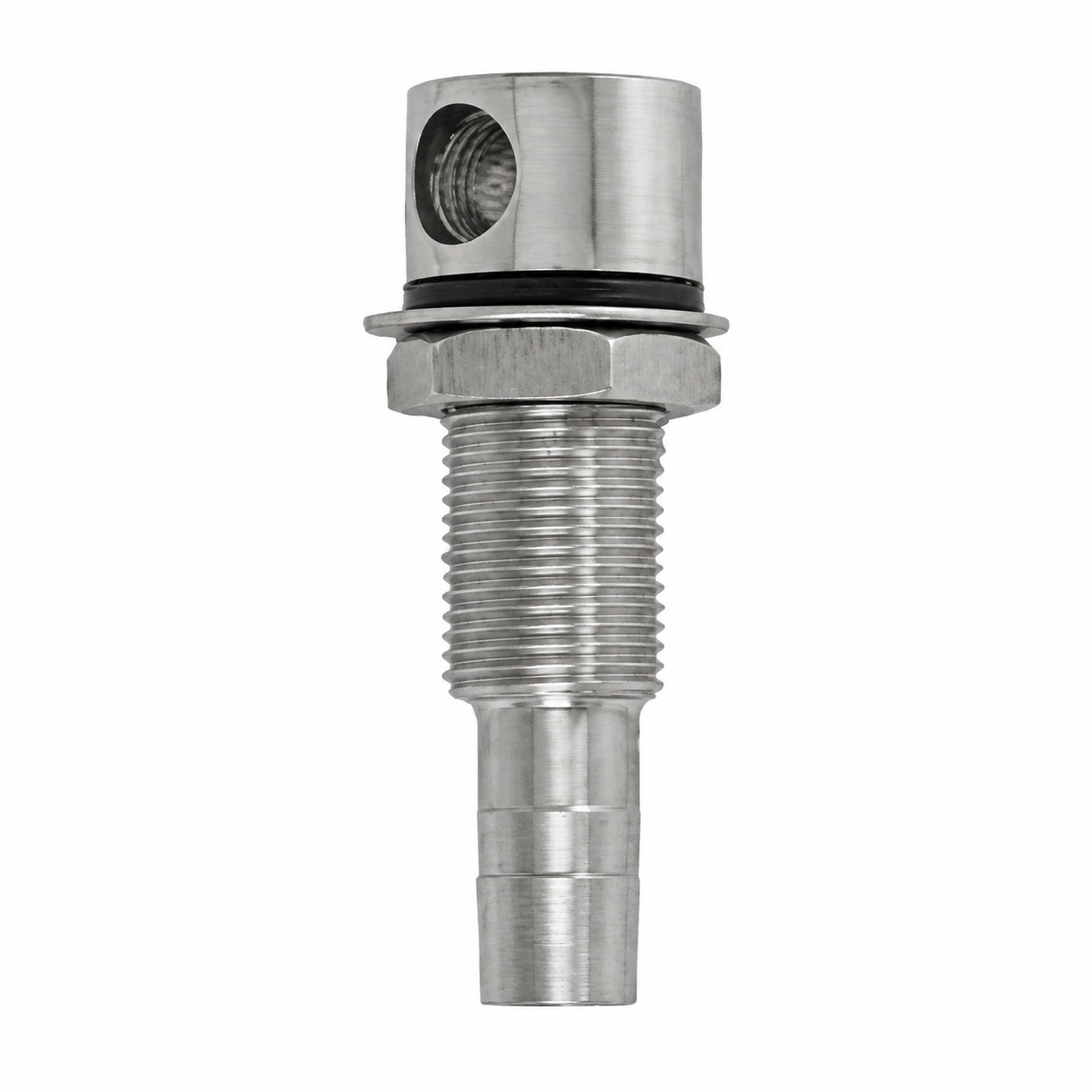 Hava Firarı Düz 1/2'' Krom 