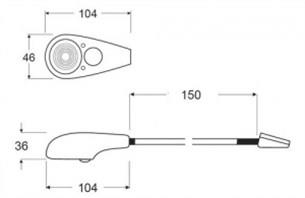 Hella Marine ledli harita lambası